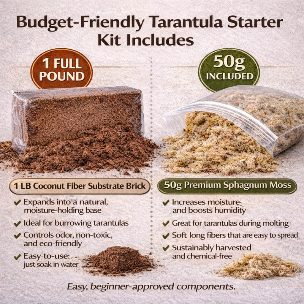 Simple Tarantula Rehousing Kit - Essential Setup