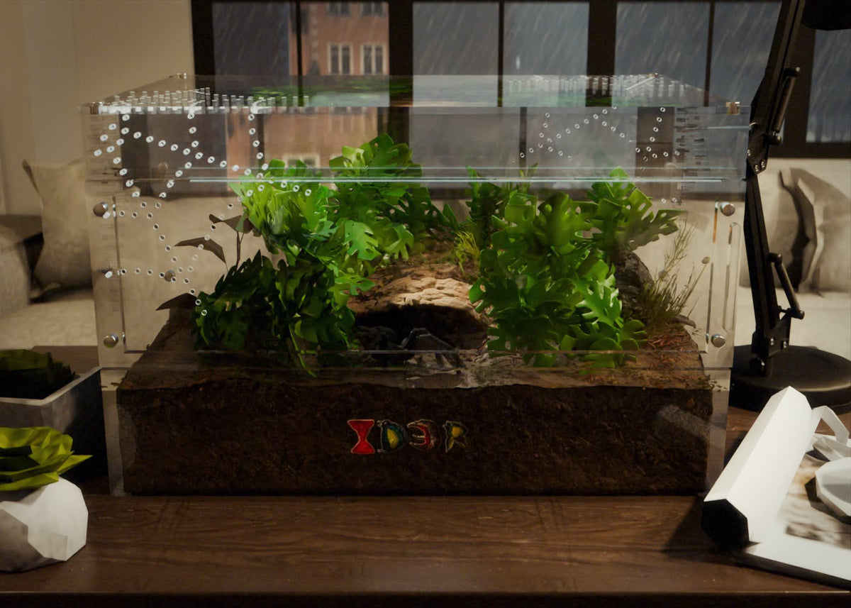 Supreme Terrestrial Tarantula Kit: 6-Gallon Acrylic Enclosure + Premium Habitat Kit Bundle